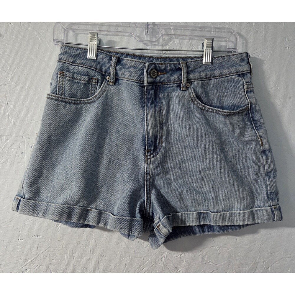 PacSun Medium Wash Cuffed Mom Short - 28